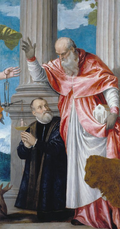 St Jerome and a Donor by Paolo Veronese